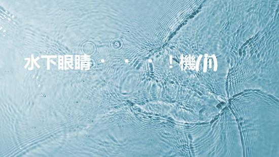 水下眼睛！機(jī)器人的新視角，探索深海奧秘，解鎖未知寶藏？
